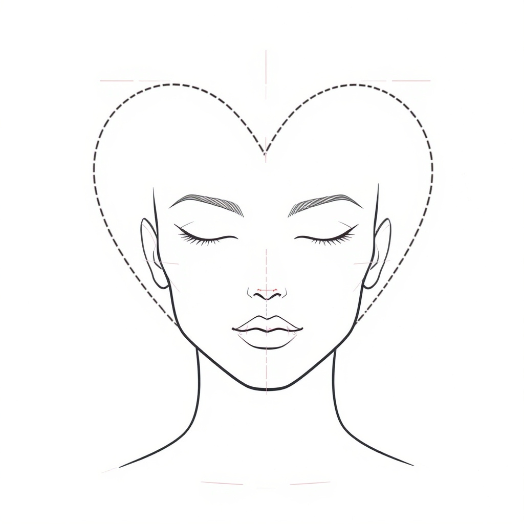 Heart face shape